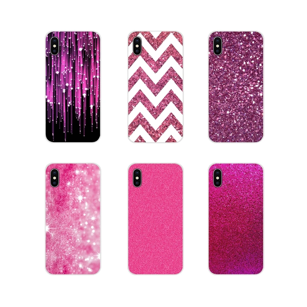 

For Xiaomi Redmi Note 6A MI8 Pro S2 A2 Lite Se MIx 1 Max 2 3 For Oneplus 3 6T Fashion Gold Pink Glitter Accessories Shell Covers