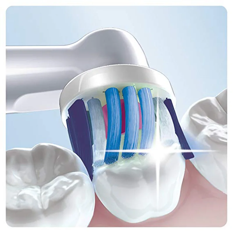 Сменные насадки Oral B EB18 белые 3d головки для быстрой отбеливания зубов удаление