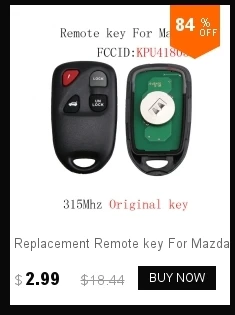 4 кнопки удаленное ключа автомобиля чехол для Mazda 3 5 6 RX-8 CX-7 CX-9 MAZ24R Replacemnent Key Fob