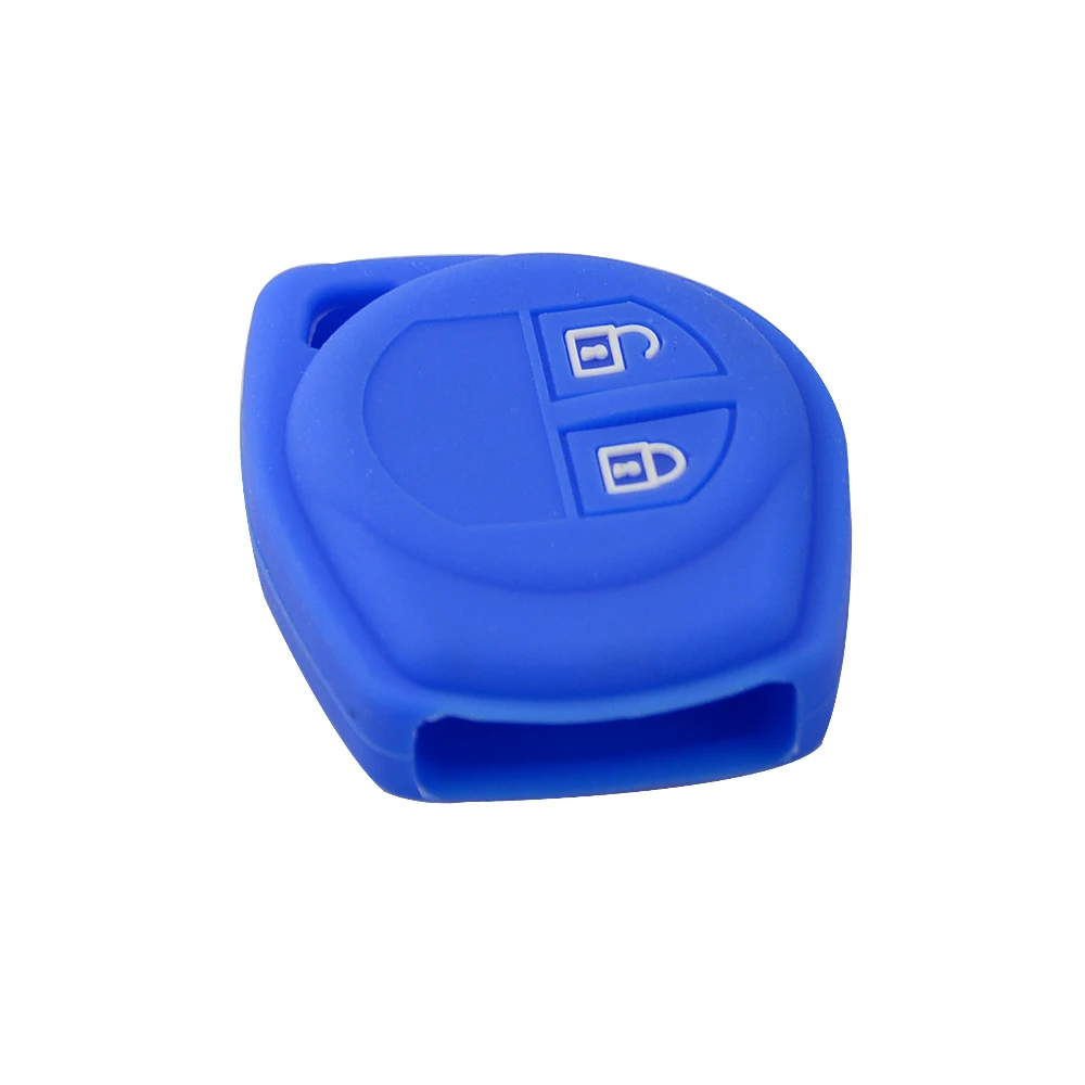 2 buttons silicone car key shell for Suzuki 6