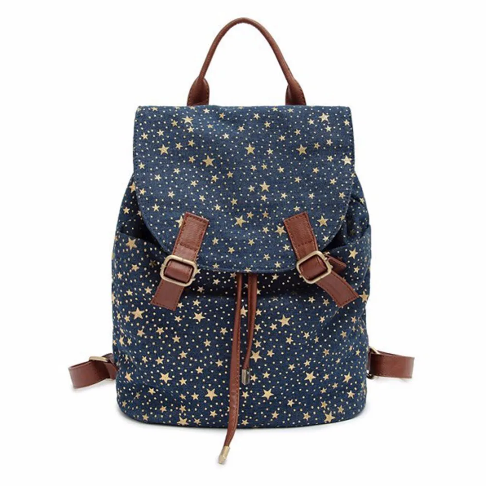 Aliexpress.com : Buy Fashion Galaxy Star Women Canvas Backpack ...