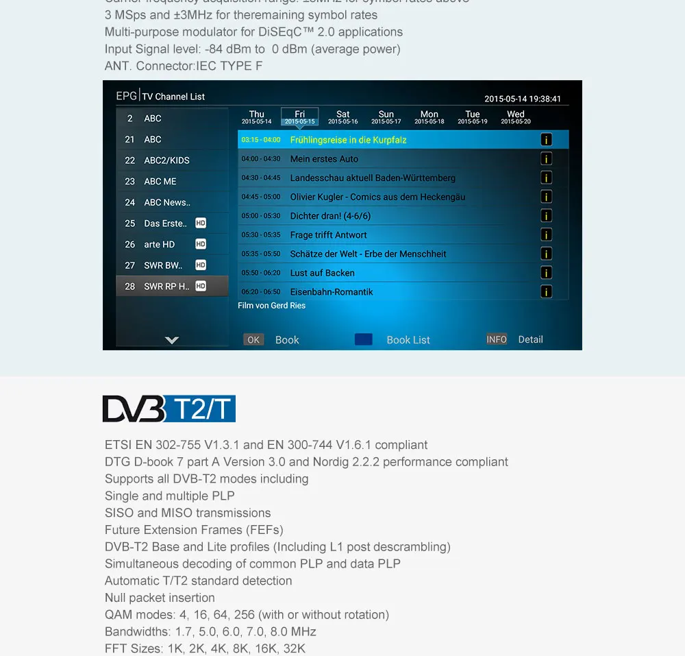 Mecool K6 DVB-T2 Android ТВ приставка Hisilicon Hi3798M 2 Гб 16 Гб DVB-S2 ТВ приставка 64 бит 4K 2,4/5 ГГц двойной Wifi BT4.1 USB3.0 4K Sep верхняя коробка