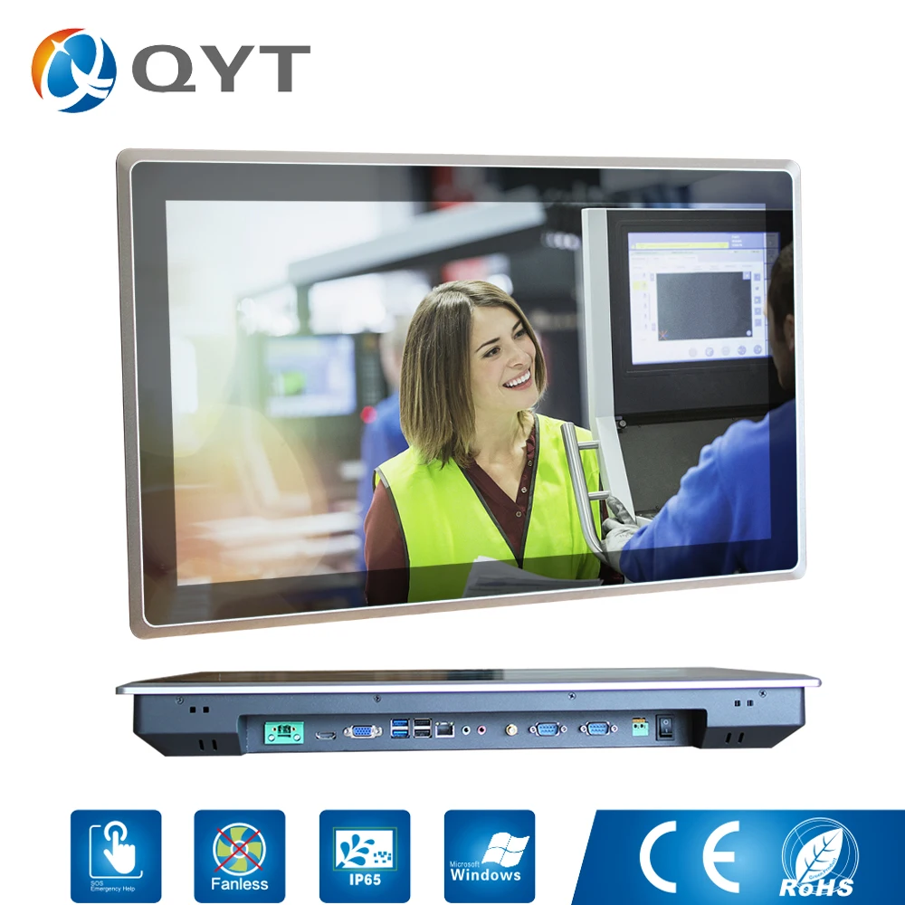 

NewEasy installation industrial computer 21.5 inch core i3 6100U 2.3GHz embedded capacitive touch