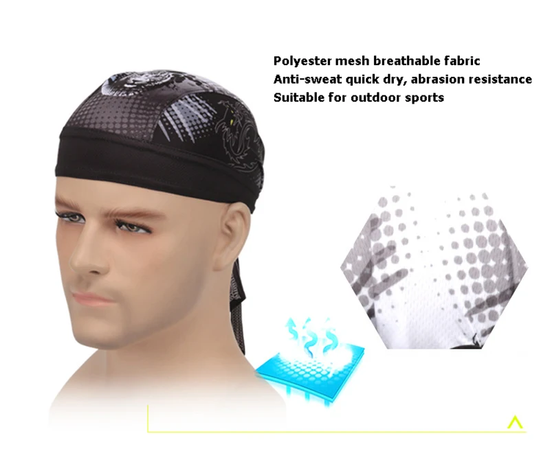 Bandana Ciclismo Cycling Cap Outdoor Sports Men Women Bicycle Bike Pirate Caps MTB Road Cycle Headbands Hat Headscarf AC0215 (2)