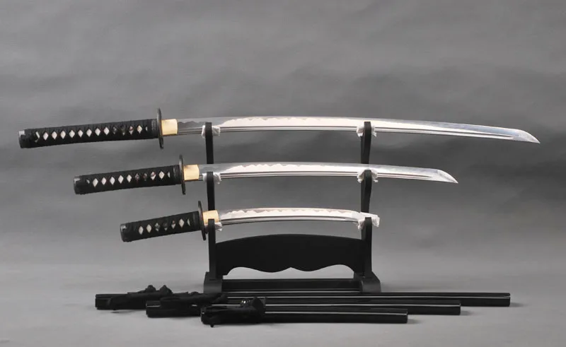 Японские мечи ручной работы SHI JIAN набор катана + Wakizashi tento Высокоуглеродистая