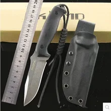 Горячая фиксированным лезвием Ножи Stonewashed D2 лезвие черный G10 ручка охотничий лагерь выживания тактический Прямые ножи Открытый Инструменты