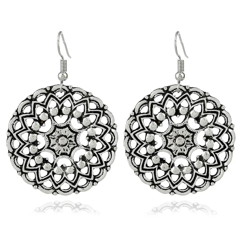 

2019 New Fashion In Europe And America To Restore Ancient Ways The Disc Cross-border Electrical Contractor For Stud Earrings
