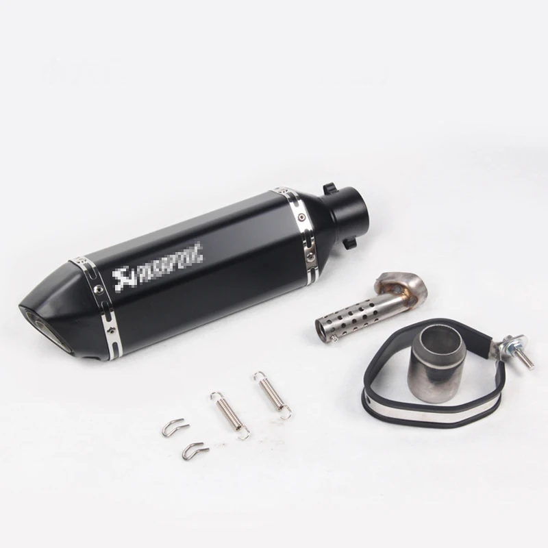 

38~51mm Universal Motorcycle Exhaust Muffler DB Killer with AK sticker/ Laser Marking For dirt bike Moto Escape