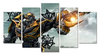 

Optimus Prime Transformers 5 pieces wall Painting UnFramed Printed art room decor poster picture canvas Free shipping