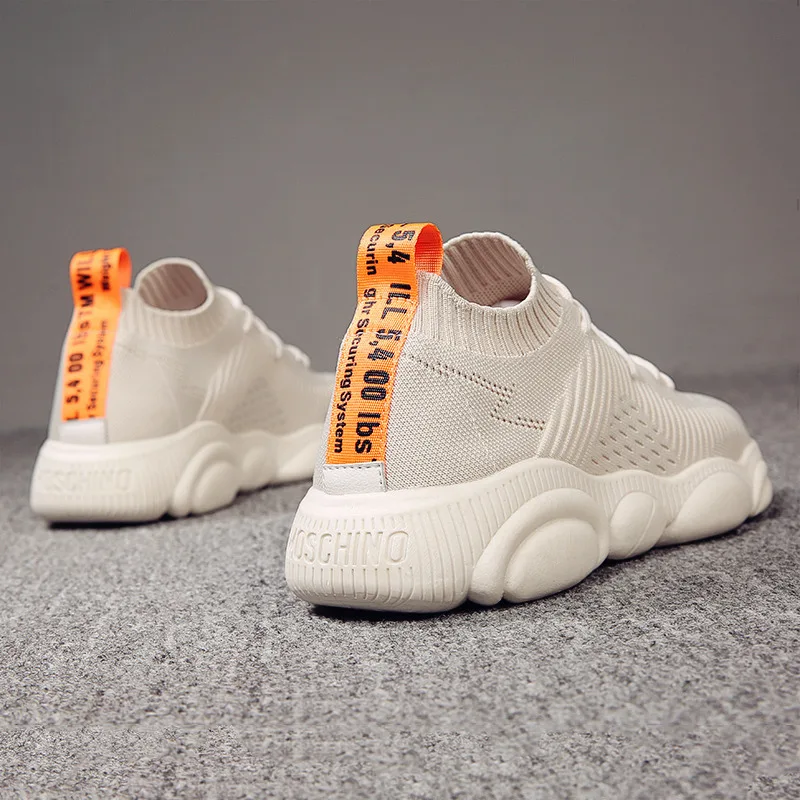 

Bear shoes men's summer breathable fly weave trend men's shoes ins Super Fire Torre shoes sports shoes casual running shoes