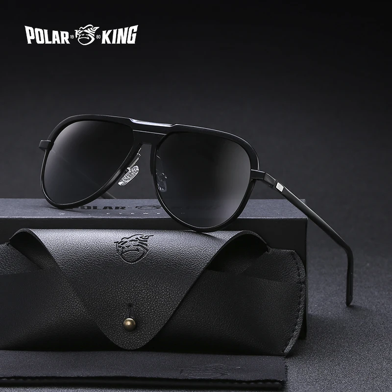 

POLARKING Brand Aluminum Frame Mirror Polarized Sunglasses For Men Driving Oculos Sun Glasses For Traveling Fishing Eyewear