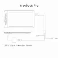 GAOMON Original Power Adapter Cable with Plug for PD1161 PD1560 PD1561 Graphics Tablet Drawing Monitor - Image 2