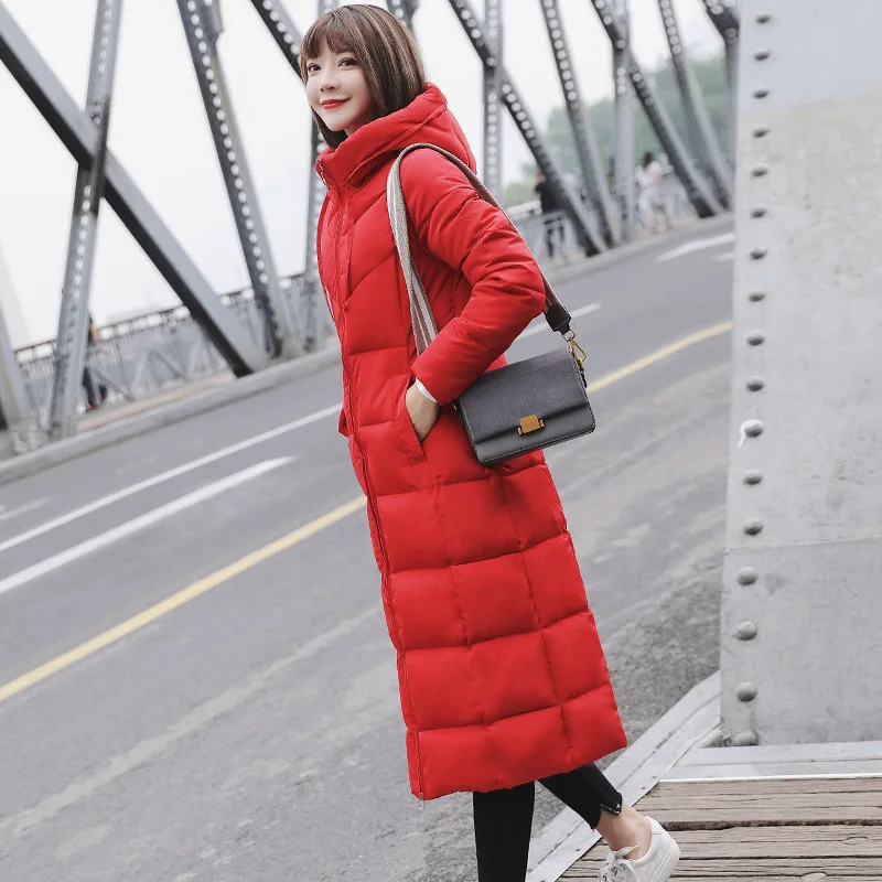 Nagodo Long Thick Parka 2018 New Fashion Winter Jacket Women Ukraine Female Parkas Cotton Padded Warm Hooded Coat Plus size 6XL Coats