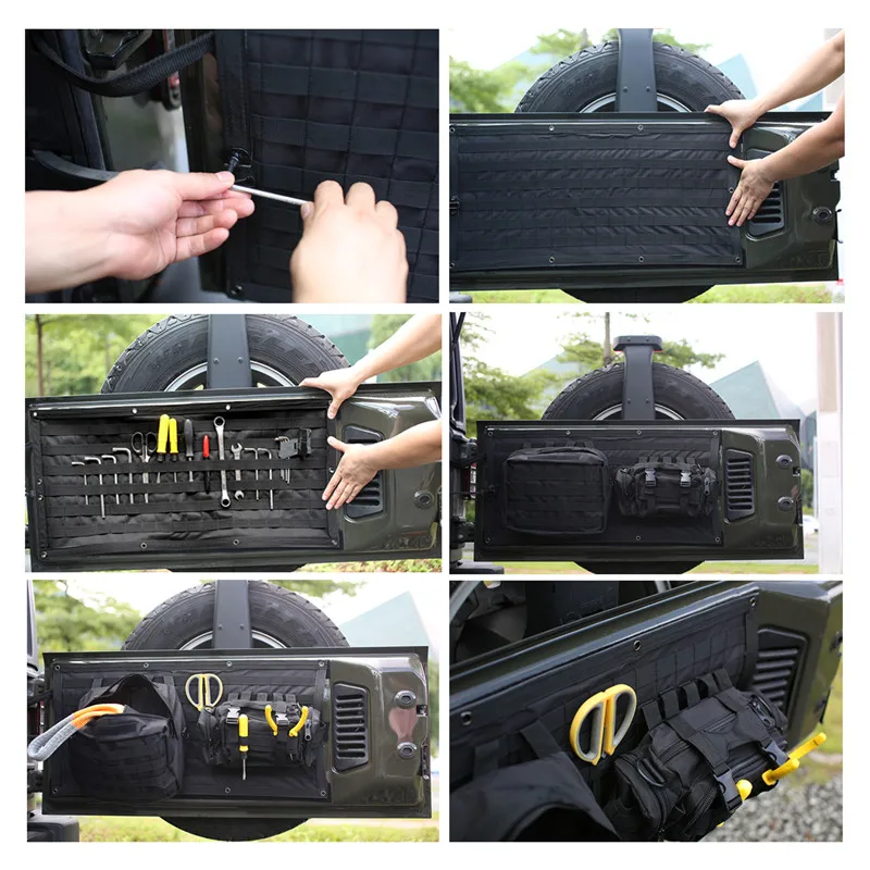 WISENGEAR Мульти Карманный Набор инструментов для хранения крышка багажника карго