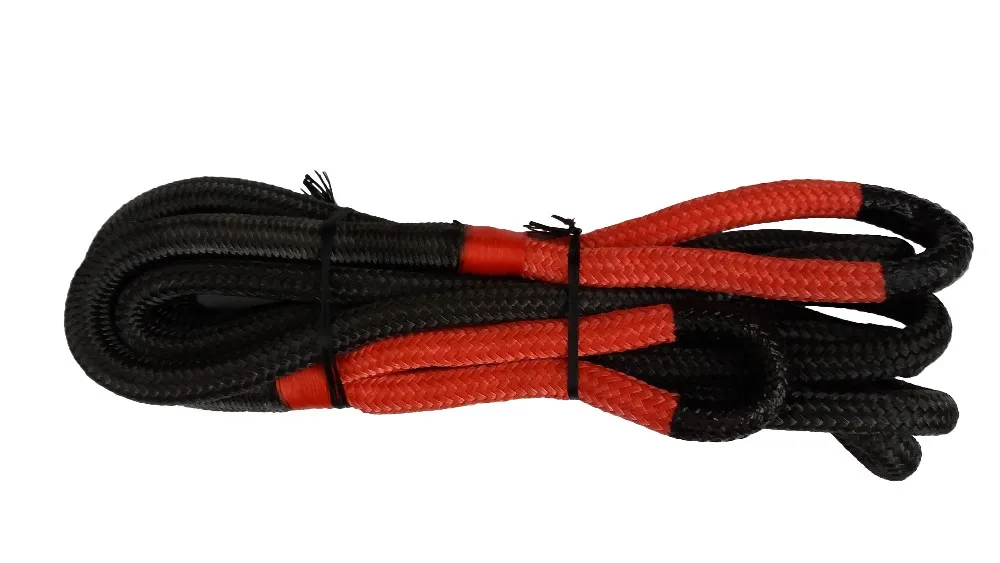 3/4" x 30 ft 8 Ton Kinetic Recovery Bubba Double Braided Nylon Energy Towing Rope Sadoun.com