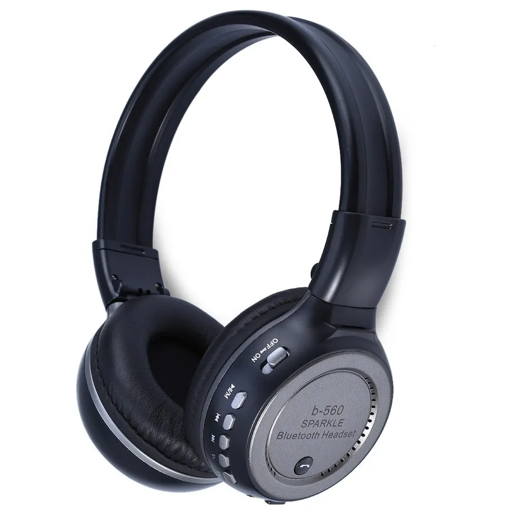 Zealot B560 Wireless Stereo Bluetooth V4.0 Headset Stereo Sound Earphone with FM Radio TF Card Slot for Iphone Xiaomi MP3