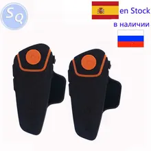 2 UNIDS BT-S2 BT 3.0 1000 M 30 M A Prueba de agua IPX7 Moto Bluetooth Headset Casco de La Motocicleta de bluetooth intercom para la motocicleta con FM