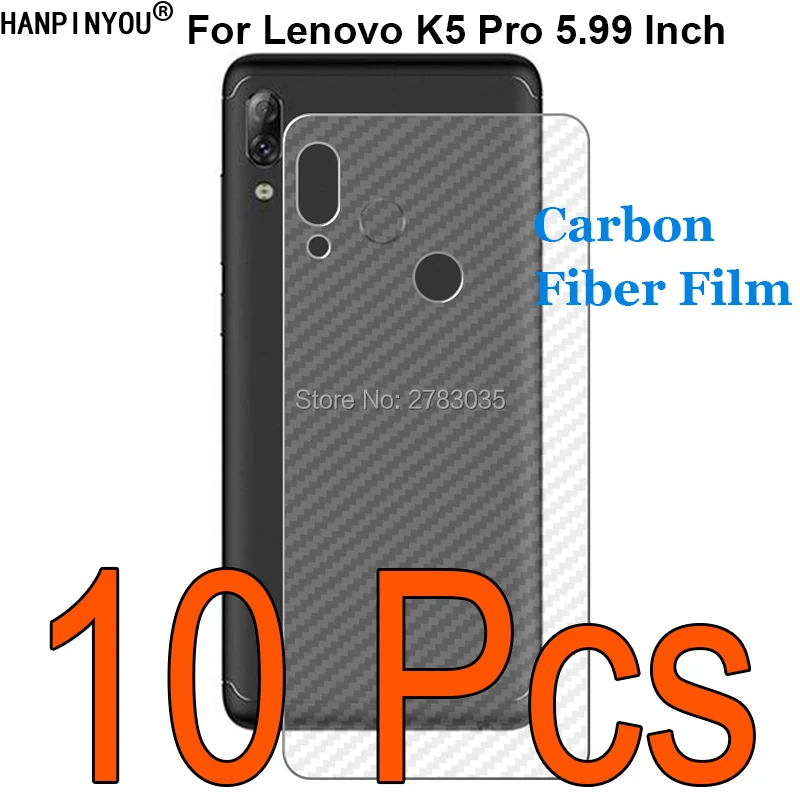 10 шт./лот для Lenovo K5 Pro K5Pro 5 99 &quotпрочная 3D Защитная пленка задней панели из