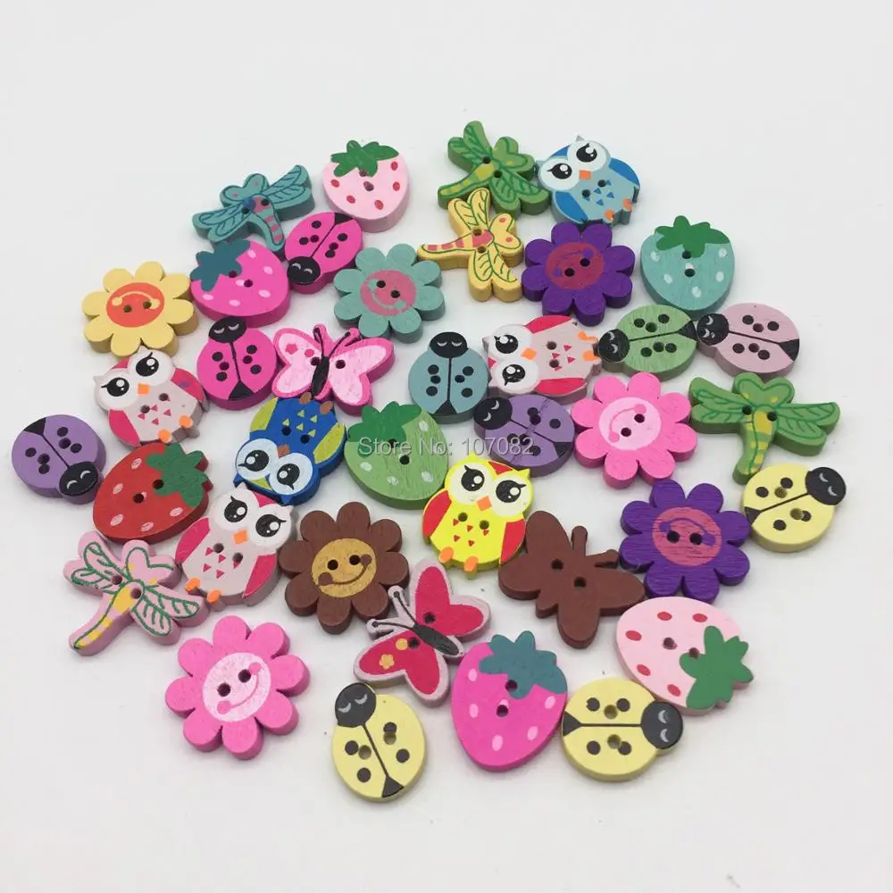 Buy 50pcs 20 25mm Mixed Butterfly Flower Owl Dragonfly