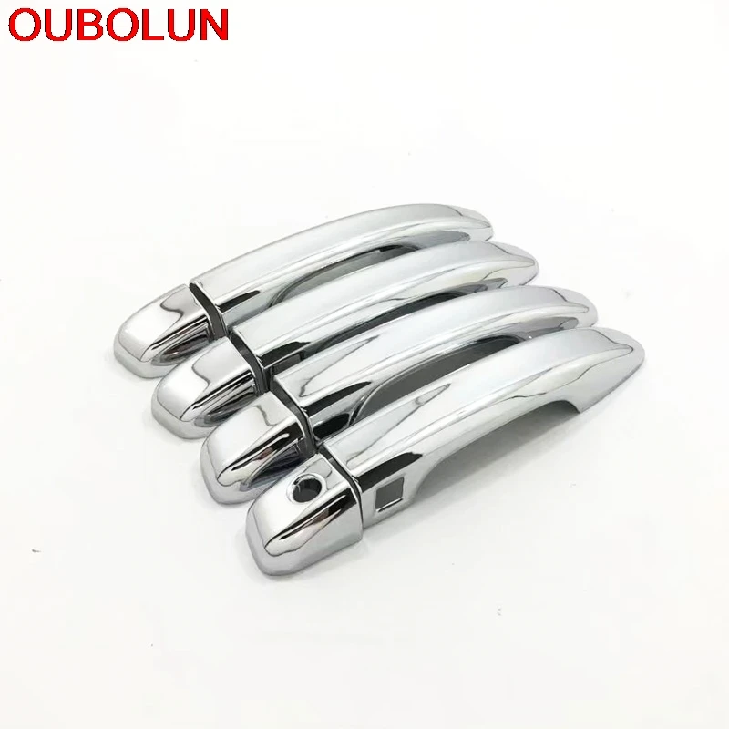 

OUBOLUN ABS Car Exterior Door Handle Bowl Cover Cap Trim Auto Styling Accessories For Honda Accord 2018 2019 10th