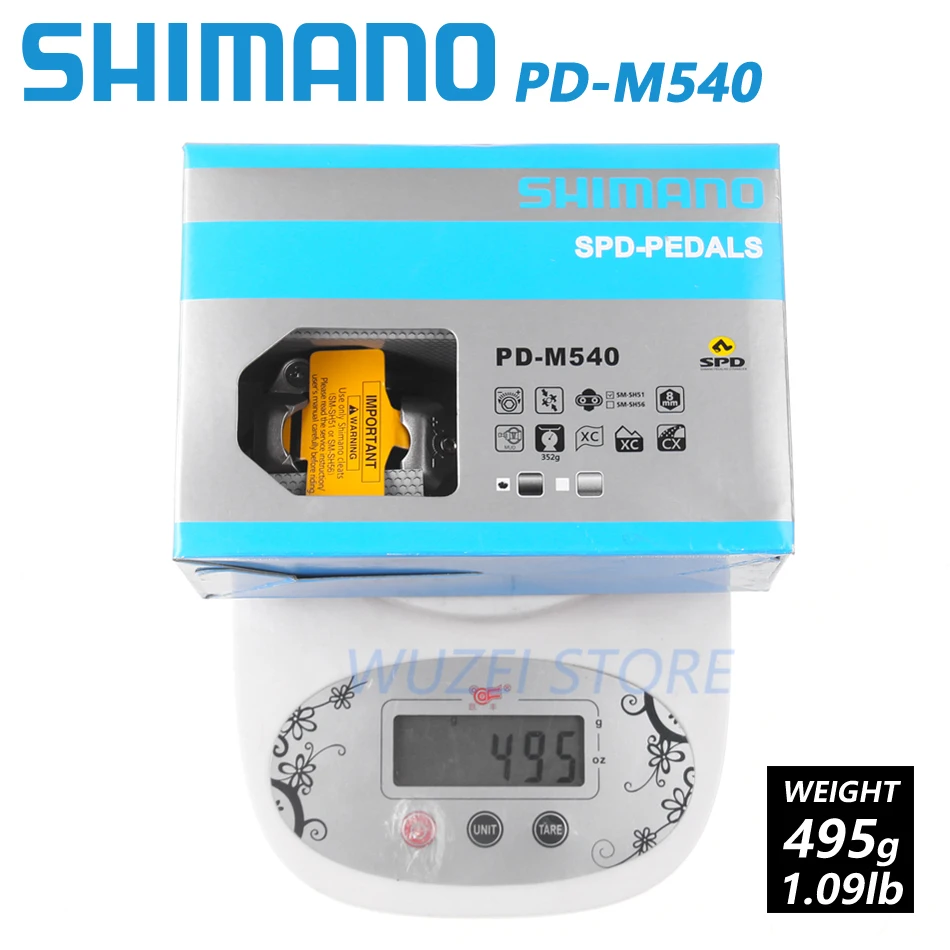 shimano m540 weight