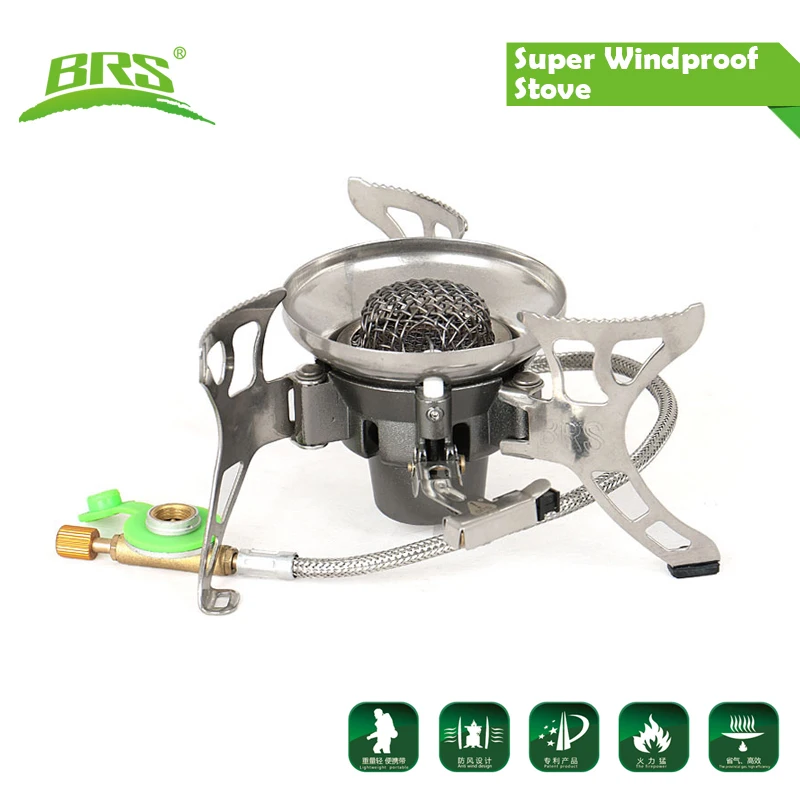 Портативная ветрозащитная газовая плита BRS для кемпинга и пикника|gas stove portable|gas