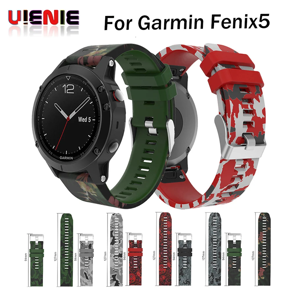 

Replacement Silicagel Watch Band Strap For Garmin Fenix 5 GPS Quick Release KIT Install Watchband Smart Strap WristBand Silicone