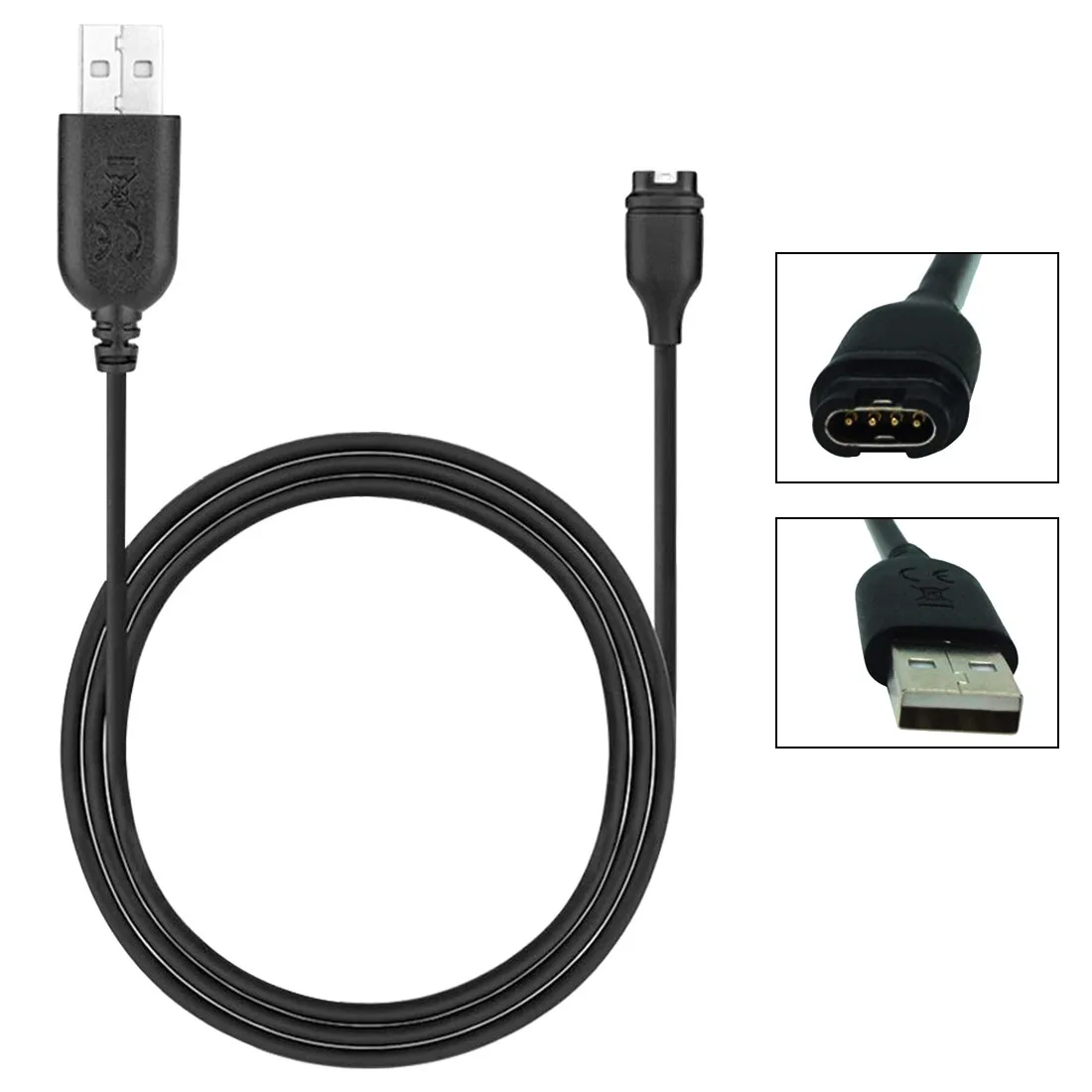 

Around 1M USB Charger Cable Fast Charging Data Wire Cord For Garmin Fenix 5 5S 5X Universal for Vivoactive 3