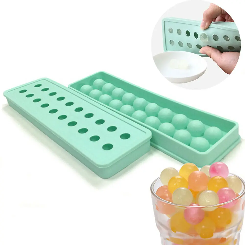 

2019 Pudcoco Round Ice Ball Maker Sphere Tray Silicone Mold Cube for Cocktails Whiskey