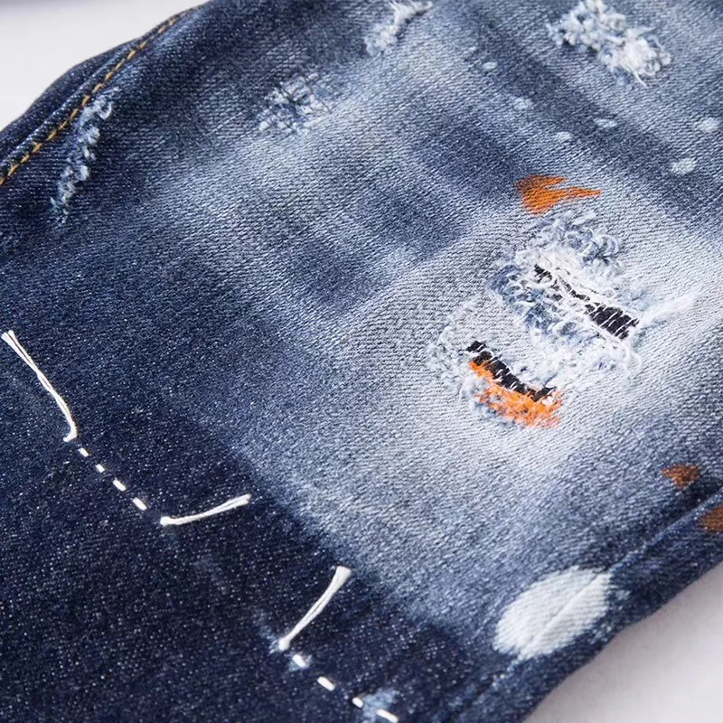 Agujero Calidad Mujeres Jeans Las Desgaste 2018 Azul Vaqueros Personalidad Último Diseño Pantalones Caliente Otoño Nuevo De Roto Casual Moda Popular Alta Del Superior tqPZSWvUw