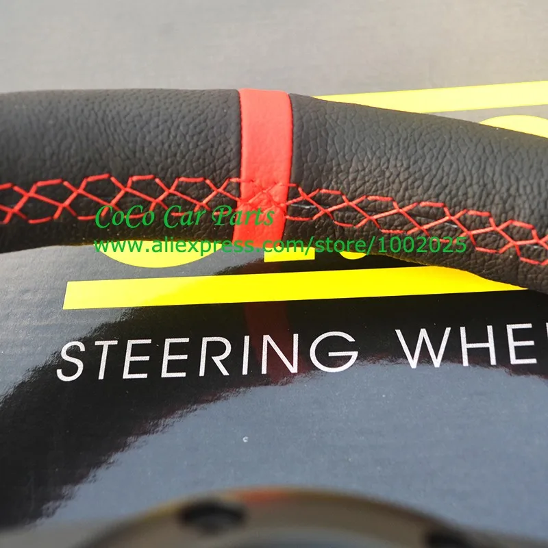 omp steering wheel flat leather (4)