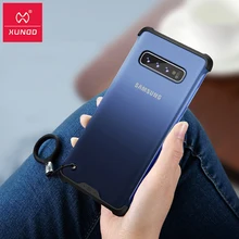 Для samsung Galaxy S10 Plus S10e чехол, Xundd яркие цвета подушки безопасности бампер чехол для Galaxy S10 S10+ с силиконовой веревкой