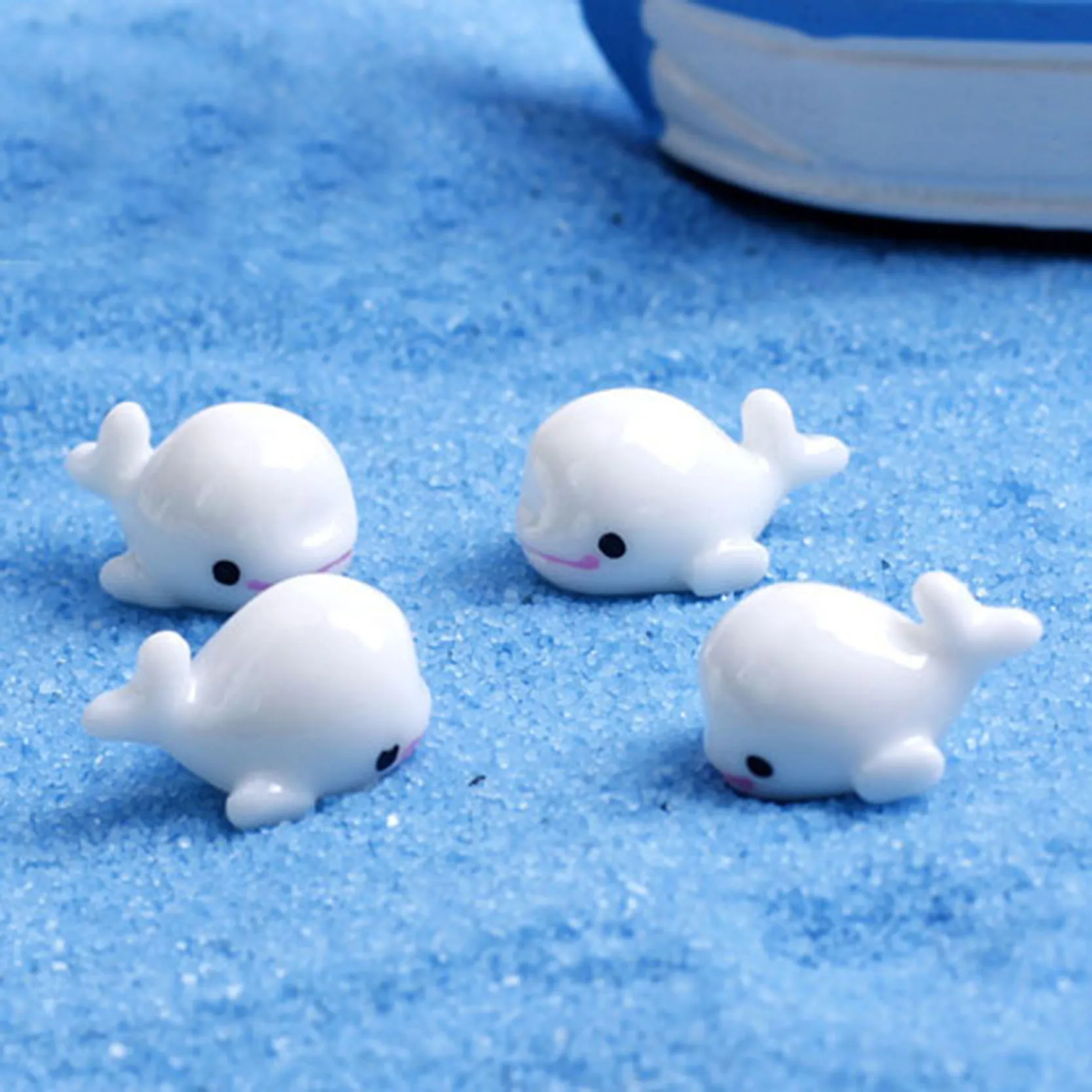 Mini Animaux de Mouton et Dauphins Mignons, 5 Pièces, Mini Figurine d\'Auckland, Décoration de Jardin, Accessoires de Bricolage