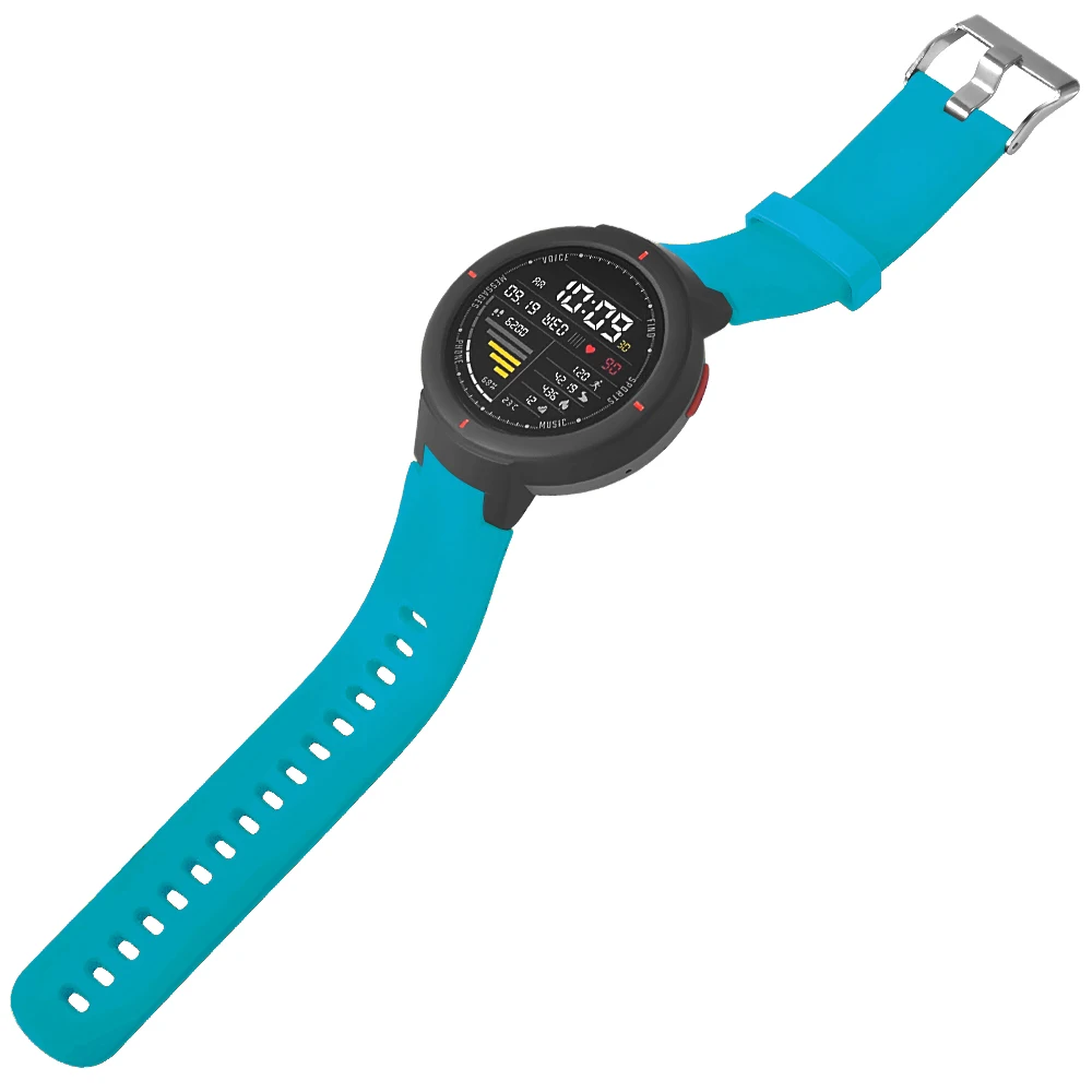 Для Amazfit Verge 3 ремешок силиконовый ремешок для часов сменный Браслет ремешки для часов напульсники ремешок для Xiaomi Huami Amazfit 3