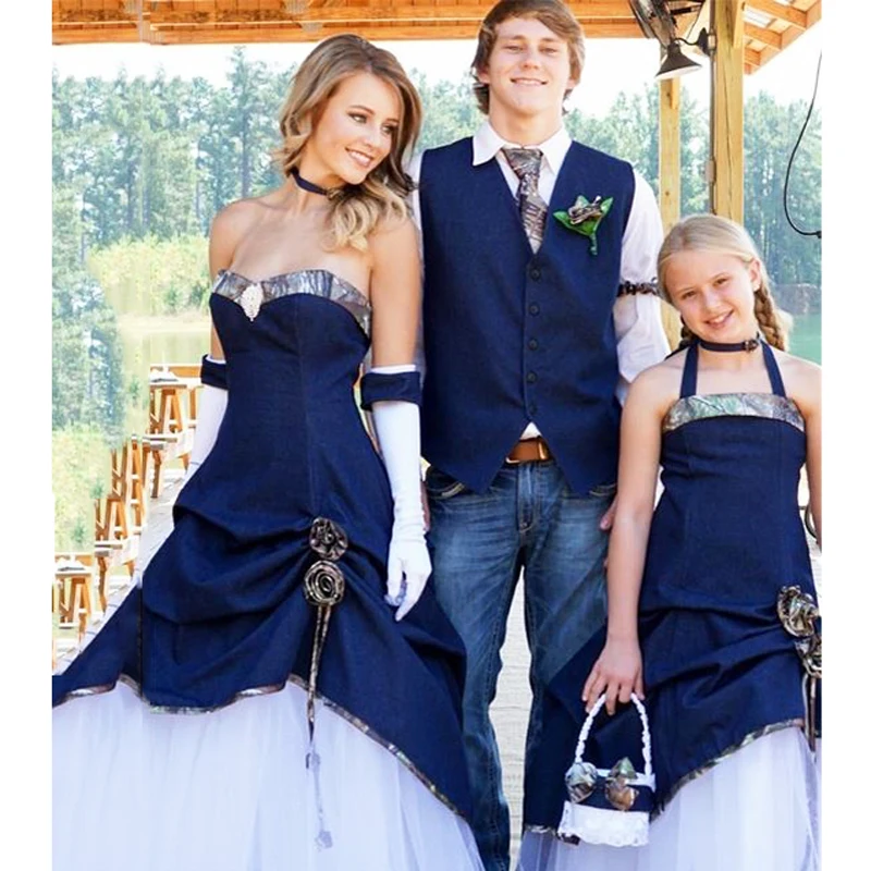 Camo Flower Girl Dress Sister Camo Formal Dresses Girl Wedding
