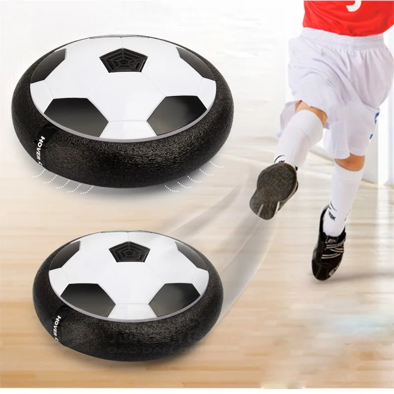 LED Kids Air Power Soccer Indoor Outdoor Disc Toy Gift Schwebeflug Fußball DE 