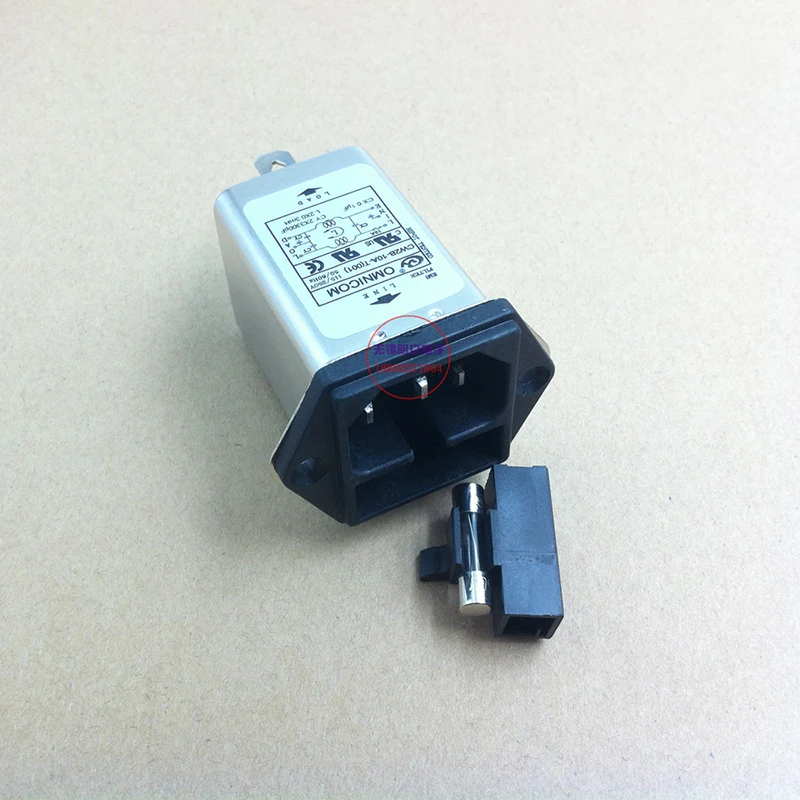 

Power Filter 220V Socket Type with Insurance 3A/6A/10A Power Amplifier Chassis Filter