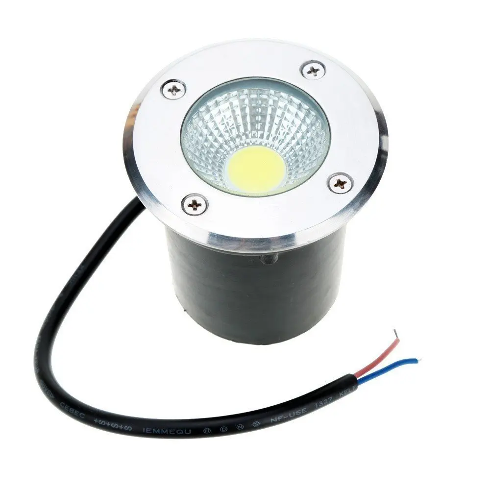 AC85-265V IP68, 5 Вт, 10 Вт, лампа для заземления, светильник, уличный COB светодиодный светильник, светильник для подземных работ, 12 В, садовый светильник, для двора, R G B