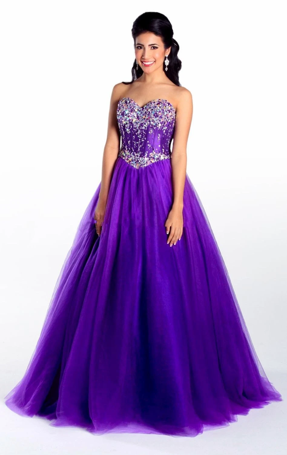 purple sweet 16 dresses