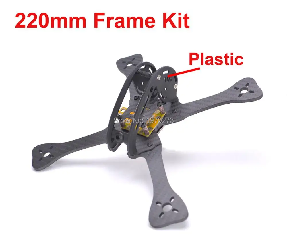 

DIY FPV 220 220mm Carbon fiber Quadcopter frame with 4mm arm / Distribution board PDB for Leopard GEP-LX5 GEP LX5