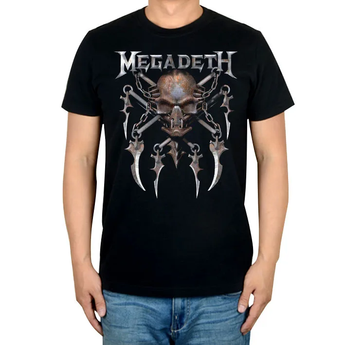 13 дизайнов Харадзюку уличная Megadeth Camiseta рок брендовая хлопковая Футболка 3D череп футболка с принтом в виде костей Hardrock thrash heavy Metal Rocker