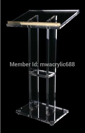 Pulpit furnitureбесплатная доставка популярность Красивая фирма современный дизайн недорогой прозрачный акриловый lecternacryl pulpit plexiglass