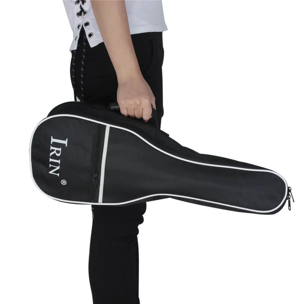 

ABDB-IRIN 4 Strings Ukulele Bag Cotton Cushioning Ukulele Backpack Carrying Case With Front Bag Hawaii Guitar Backpack
