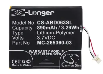 

Cameron Sino 890mah battery for AMAZON kindle 499 558 7th Generation 8th Generation SY69JL WP63GW 58-000151 MC-265360-03
