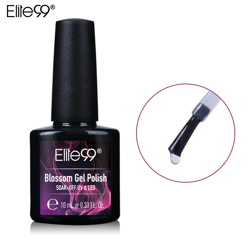 Elite99 10 мл цветок УФ-гель для ногтей Светодиодный светильник DIY Гель-лак для нейл-арта чистые цвета Полупостоянный гель лак основа верхнее покрытие - Цвет: Blossom gel