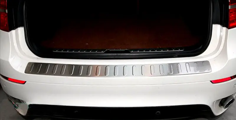 

Stainless Steel Outer Rear Bumper Protector Sill trim For BMW X5 E70 2007 - 2013