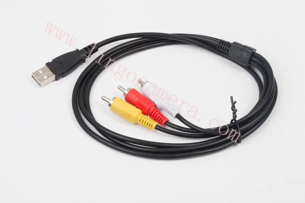 1 5 м футов папа A до 3 RCA AV A/V ТВ адаптер кабель USB красный желтый белый T.V|Аксессуары