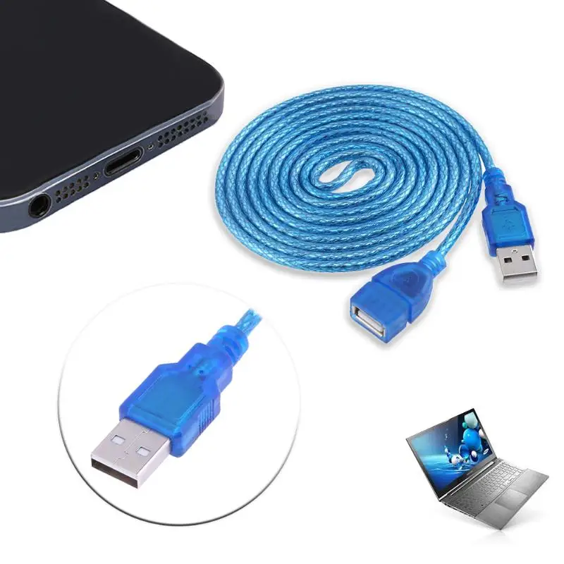 Кабель удлинитель USB 1 43/2 65 м Активный ретранслятор 2 0 разъем A проводной провод AF AM