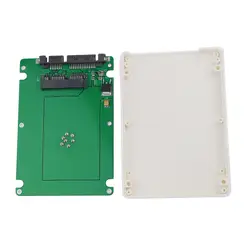 1,8 дюймов Micro SATA 16 Pin до 2,5 дюймов SATA 22 Pin 7 + 15 адаптер карта жесткий диск Внешний корпус SSD корпус 7 мм толщина