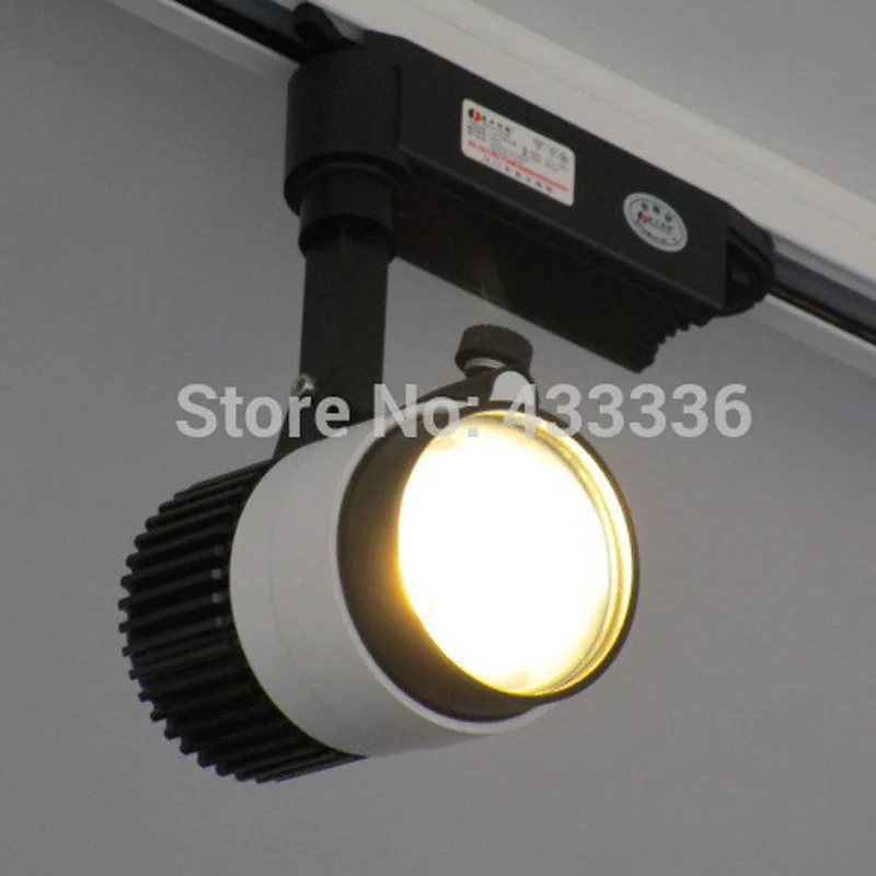 Регулируемая 3 провода COB LED rail light 20 Вт spotlight Bridgelux Теплый/neture/чистый белый